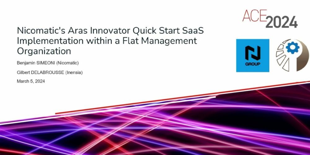 Inensia and Nicomatic Collaborate on Quick Start SaaS Implementation